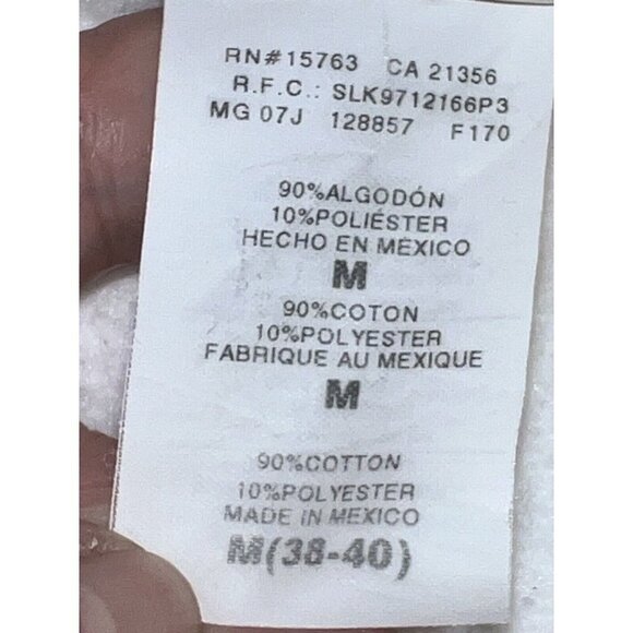 BETHANY SURF SHOP White Spellout Logo Hooded Sweatshirt Sz M (38-40) - Picture 8 of 9